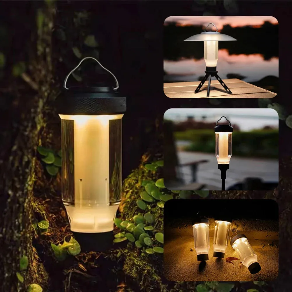 Rechargeable Camping Lantern Outdoor Hanging Tent Light, Emergency Work Lamp