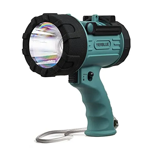 Rechargeable Spotlight,Super Bright 1000,000 Lumen LED Handheld Spotlight 10000mAh
