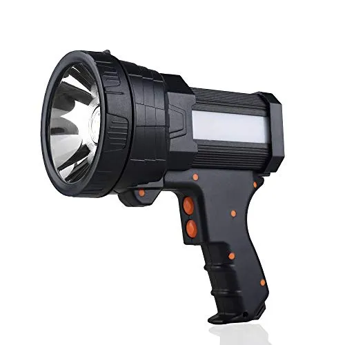 Rechargeable Spotlight,Super Bright 1000,000 Lumen LED Handheld Spotlight 10000mAh