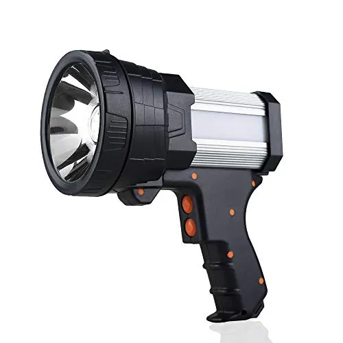 Rechargeable Spotlight,Super Bright 1000,000 Lumen LED Handheld Spotlight 10000mAh
