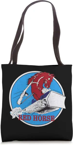 RED HORSE Combat Engineer US Military Tote Bag