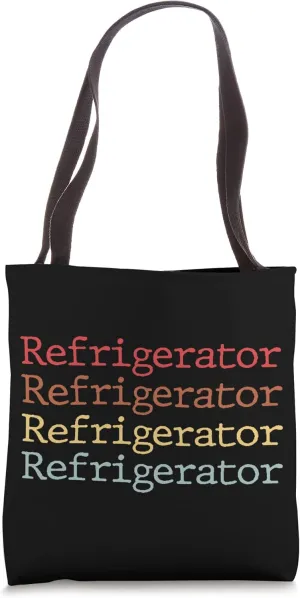 Refrigerator Typeset Freezer And Fridge Lover Tote Bag