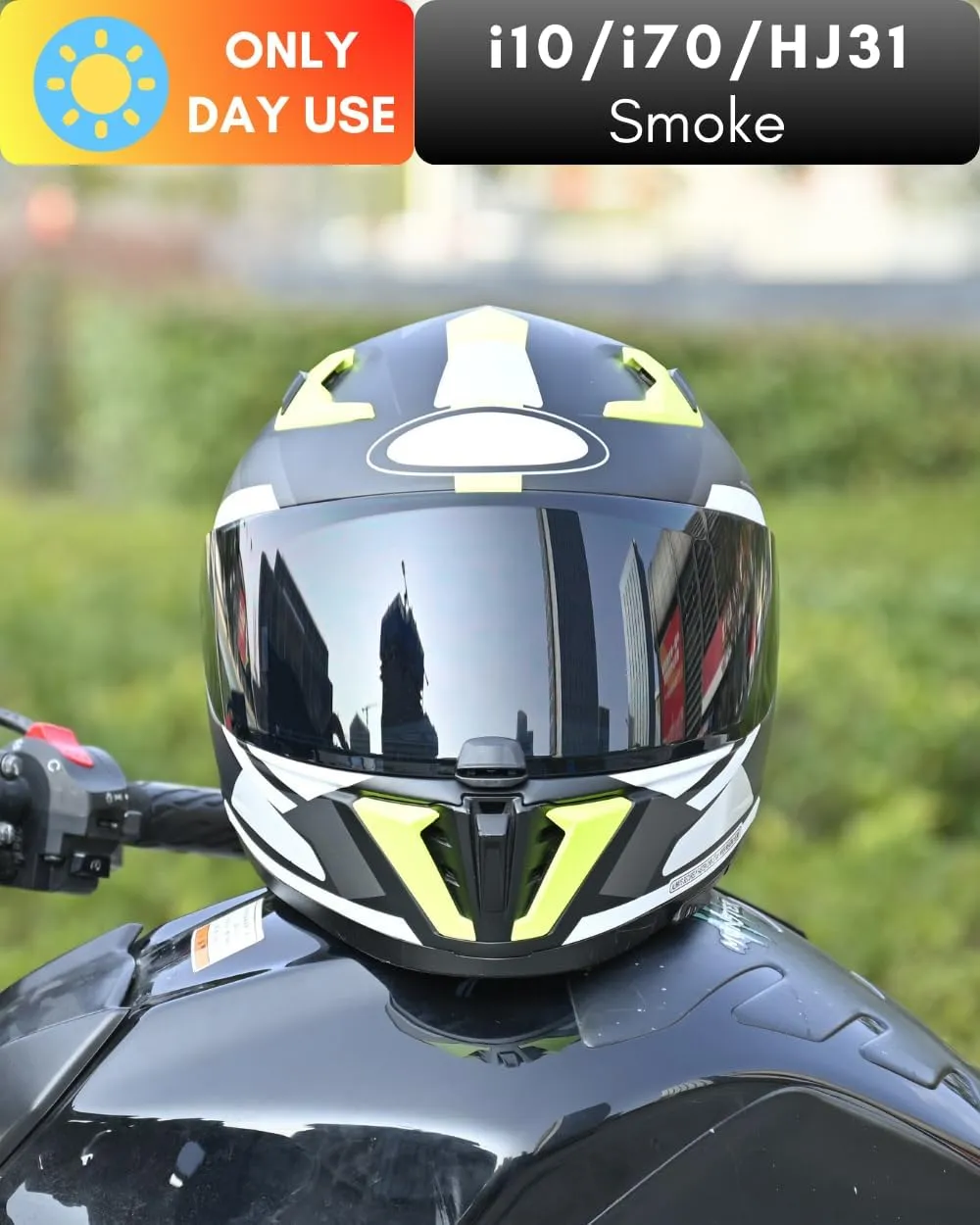 Replacement Motorcycle Helmet Shield for I10 I70 HJ-31 Helmet Visor Shield Anti-Scratch Wearproof Windproof Universal Helmet Accessories
