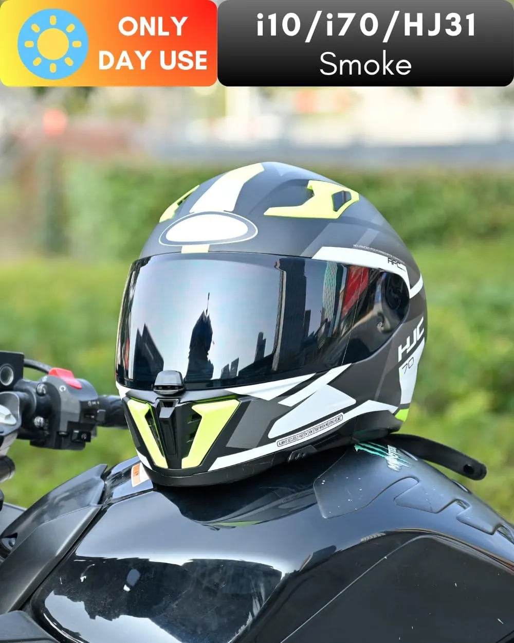 Replacement Motorcycle Helmet Shield for I10 I70 HJ-31 Helmet Visor Shield Anti-Scratch Wearproof Windproof Universal Helmet Accessories
