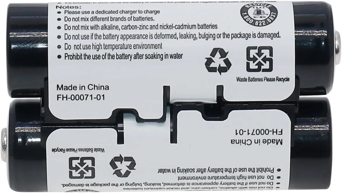 Replacment Battery for GPSMAP 64s/Oregon 600 Series GPS 2000mAh 2.4V Rechargeable NiMH Battery