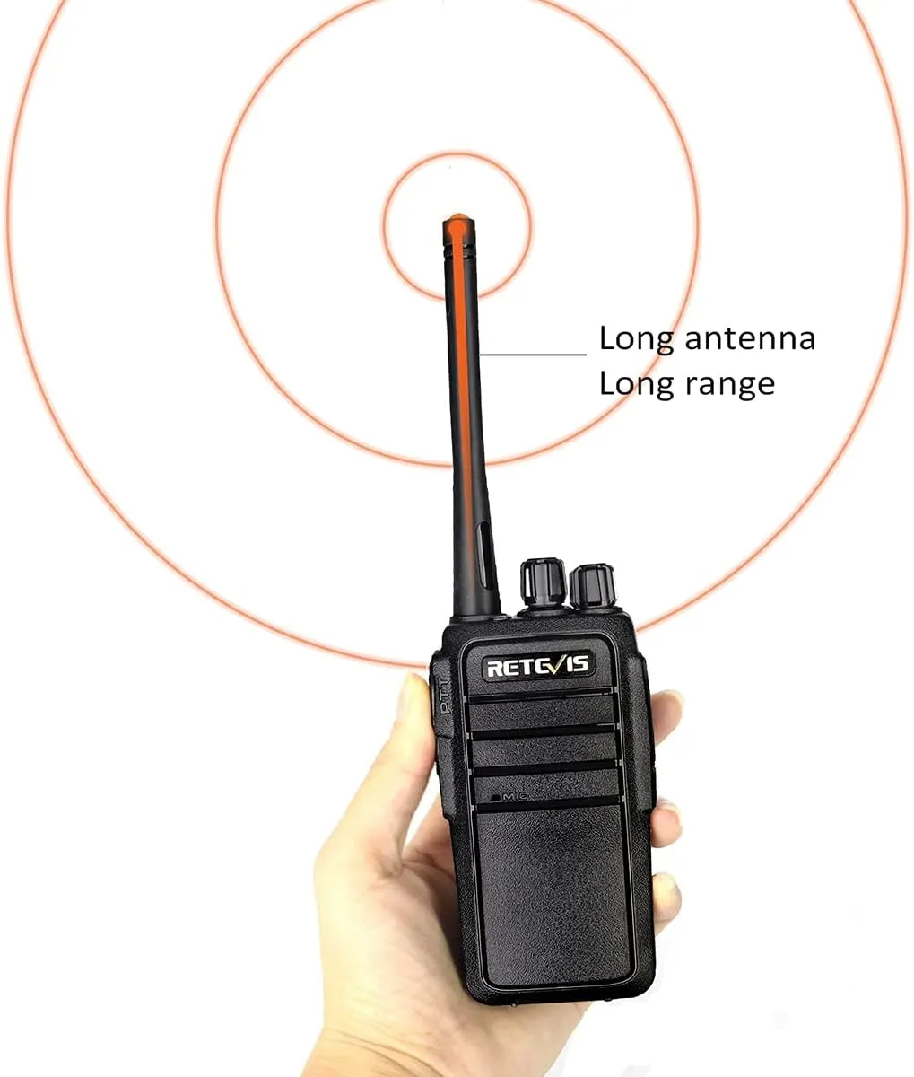 Retevis RT21 Walkie Talkies for Adults, 2 Way Radio Long Range, Two Way Radio Rechargeable, Handheld Radio, Portable, FRS, Durable, Heavy Duty, for Business(4 Pack)