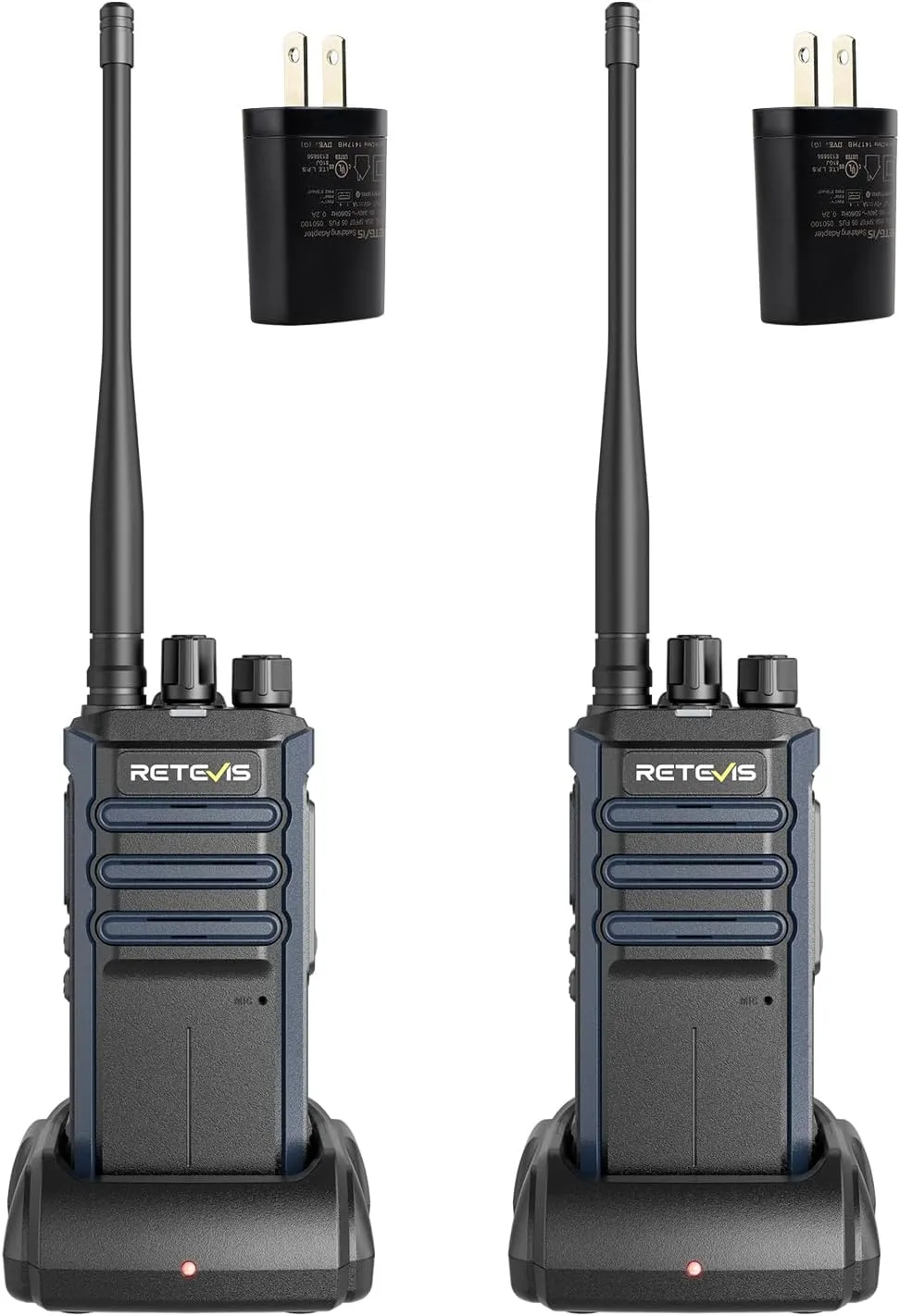 Retevis RT86A Walkie Talkies for Adults, High Power 2 Way Radio Long Range, GMRS Radio, Rugged, Group Call, for Hotel Security(2 Pack)
