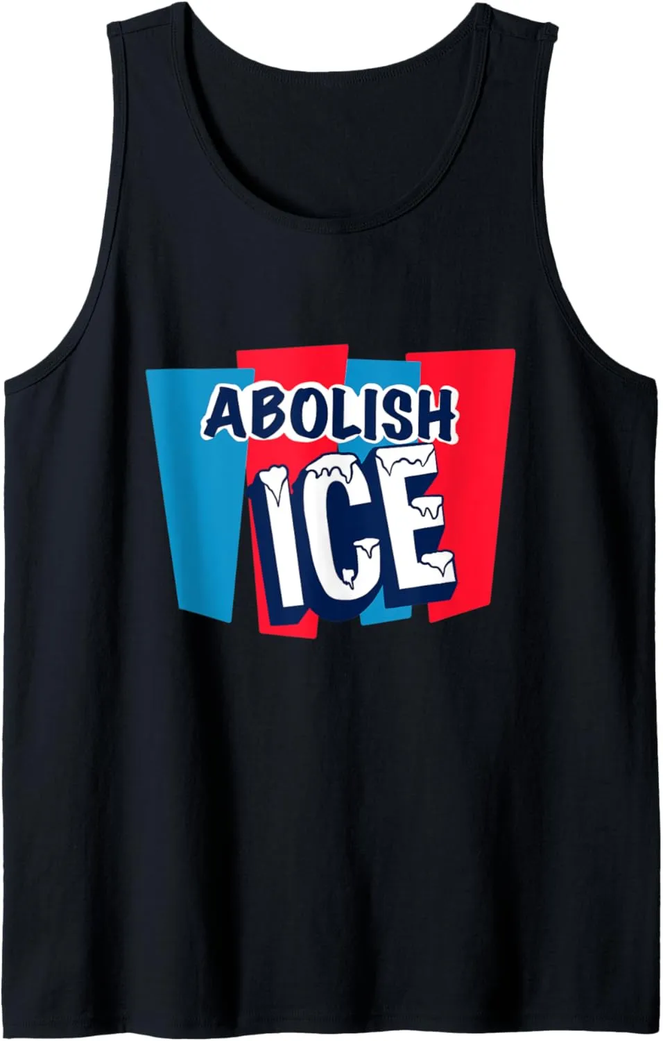 Retro Abolish Ice - Pro Immigration rights, Refugees apparel Tank Top