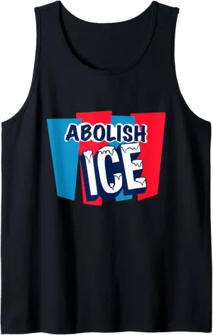 Retro Abolish Ice - Pro Immigration rights, Refugees apparel Tank Top