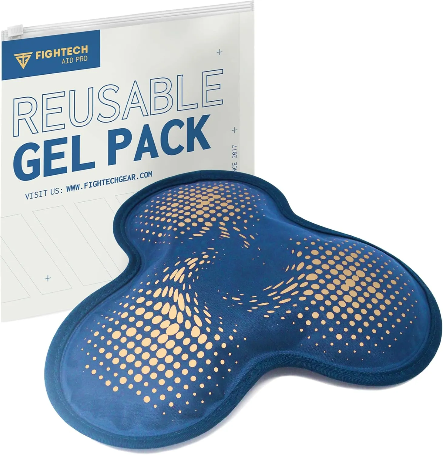 Reusable Gel Ice Pack - Cold/Hot Pack Therapy for Rotator Cuff Injuries Bursitis and Swelling (Hinge Joint, 2-Pack)