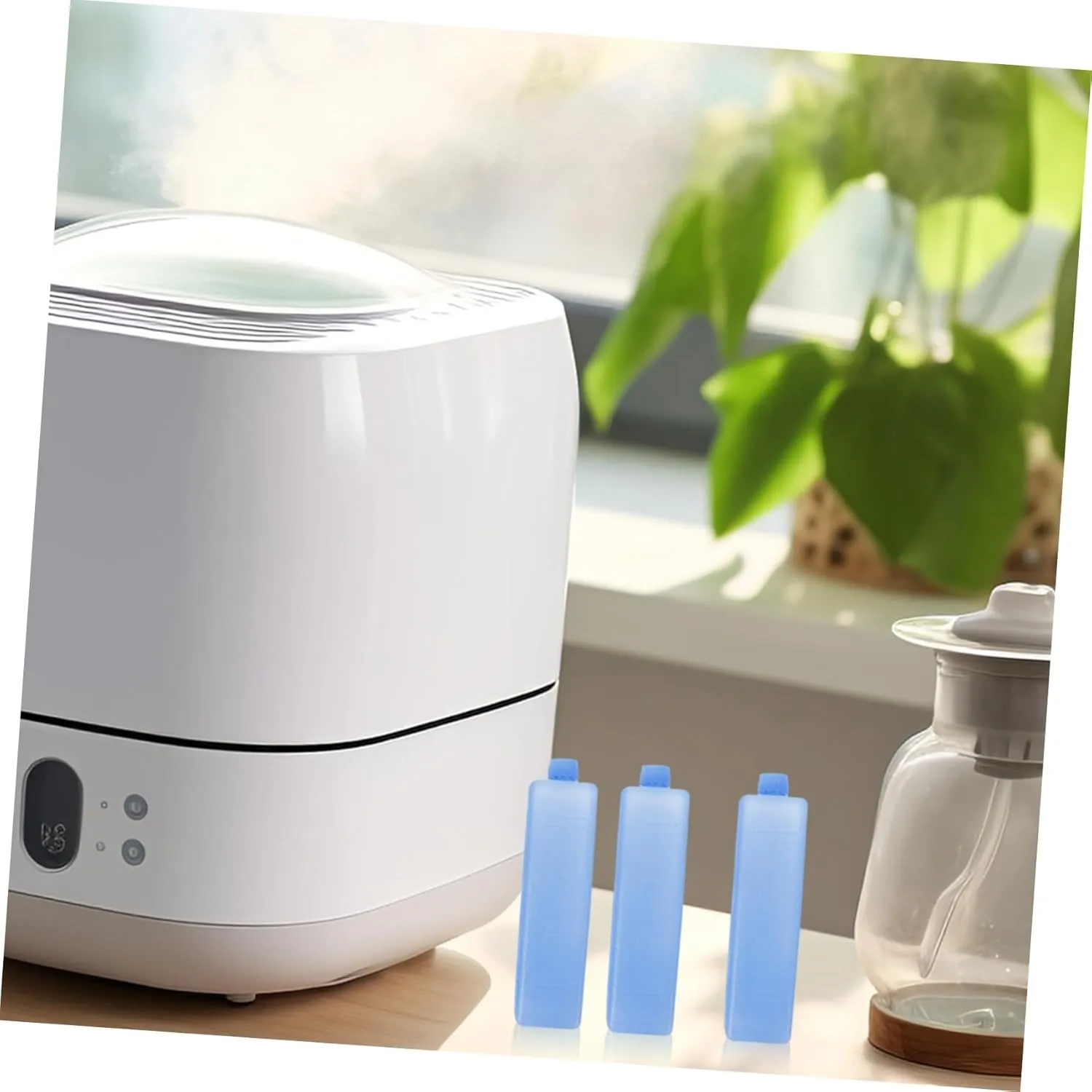 Reusable Ice for Coolers Compact with Lid for Air Conditioner Fans Versatile Cooling for Drinks Lunch