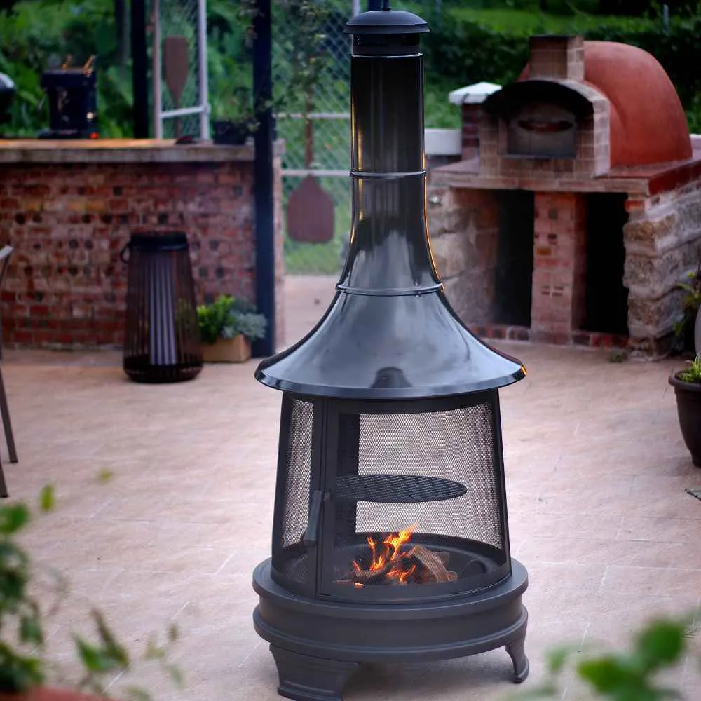 REVOLVE Alpine Outdoor Wood Burning Garden Fire Pit