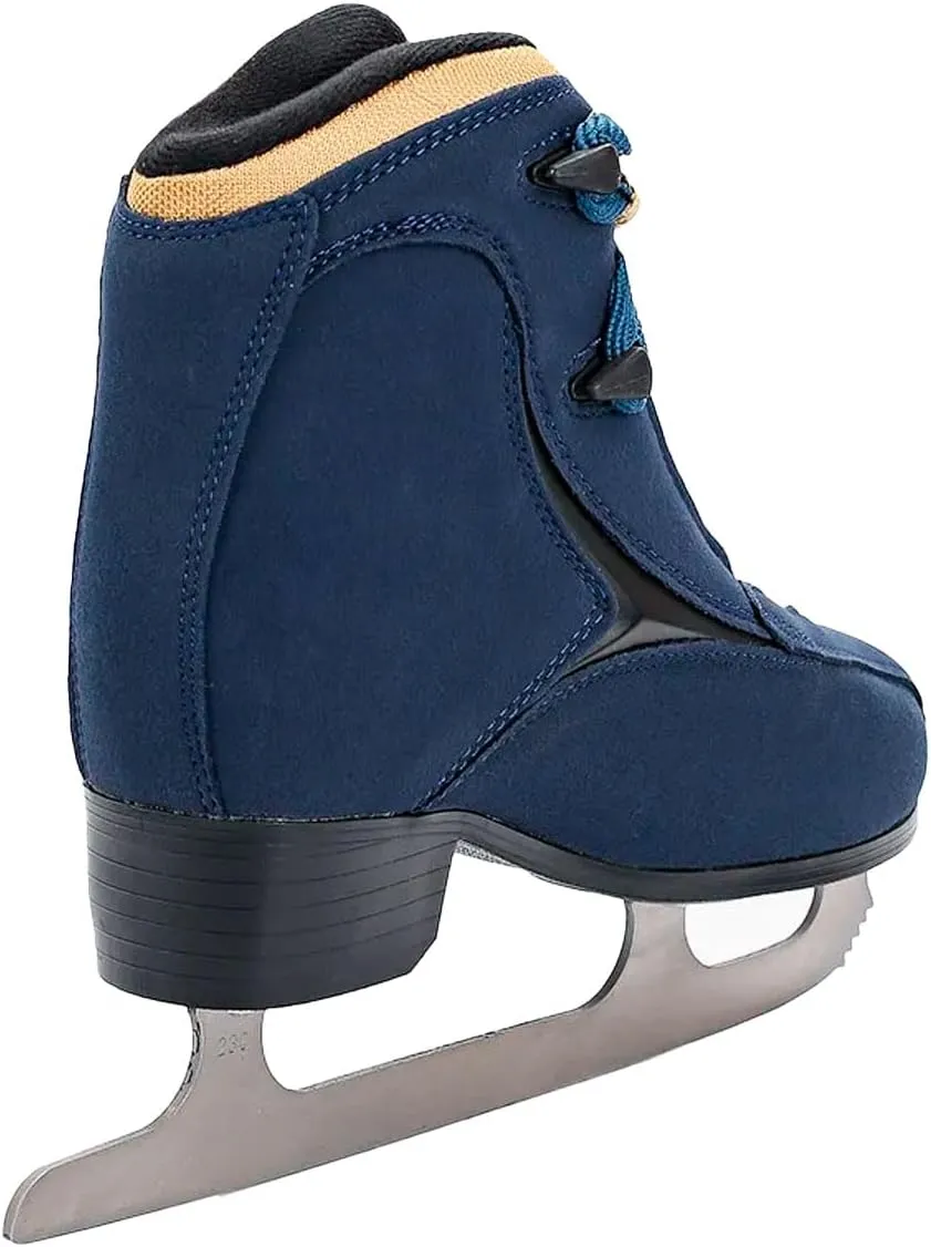 Roces Women's Caje Durable Comfortable Fashionable Lace-Up Figure Ice Skates with Stainless Steel Blade, Reinforced Upper & Anatomic Padding