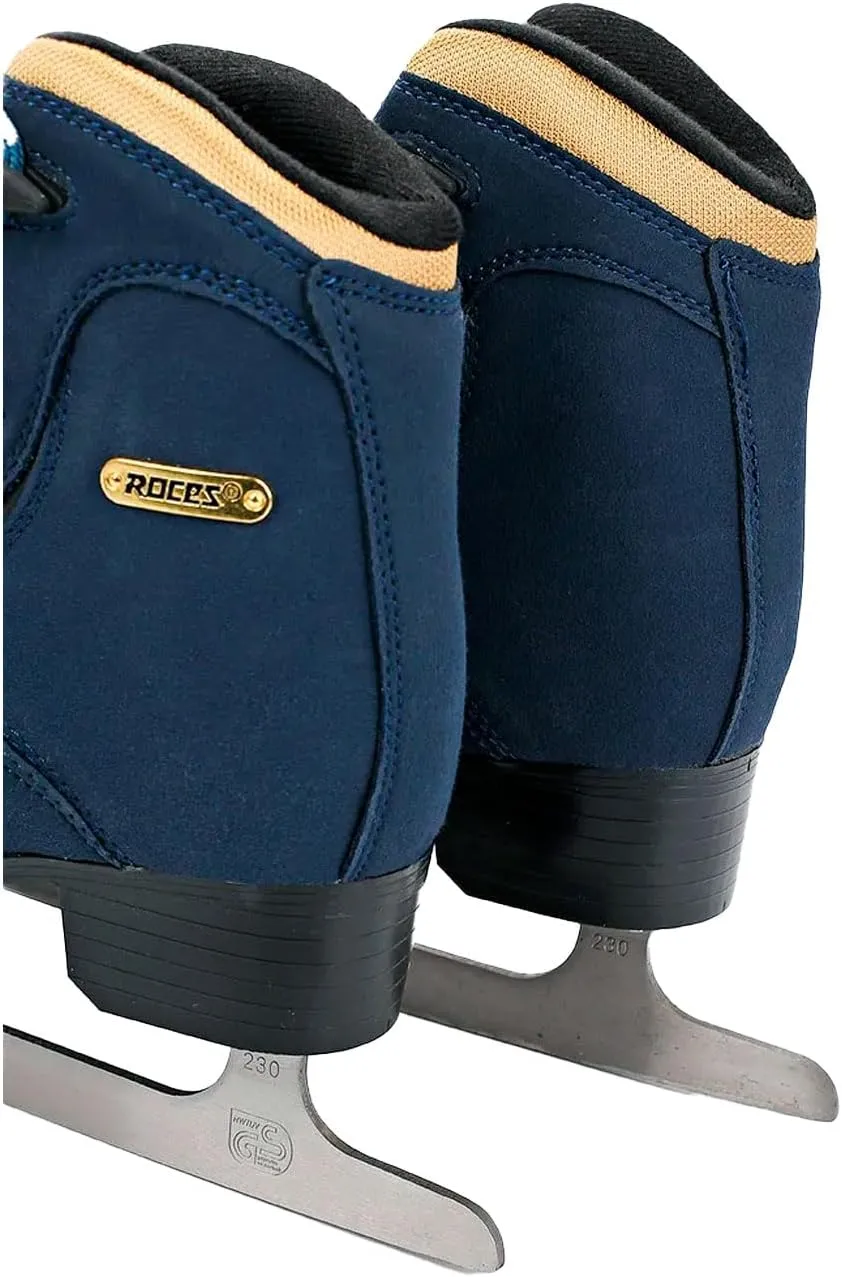 Roces Women's Caje Durable Comfortable Fashionable Lace-Up Figure Ice Skates with Stainless Steel Blade, Reinforced Upper & Anatomic Padding