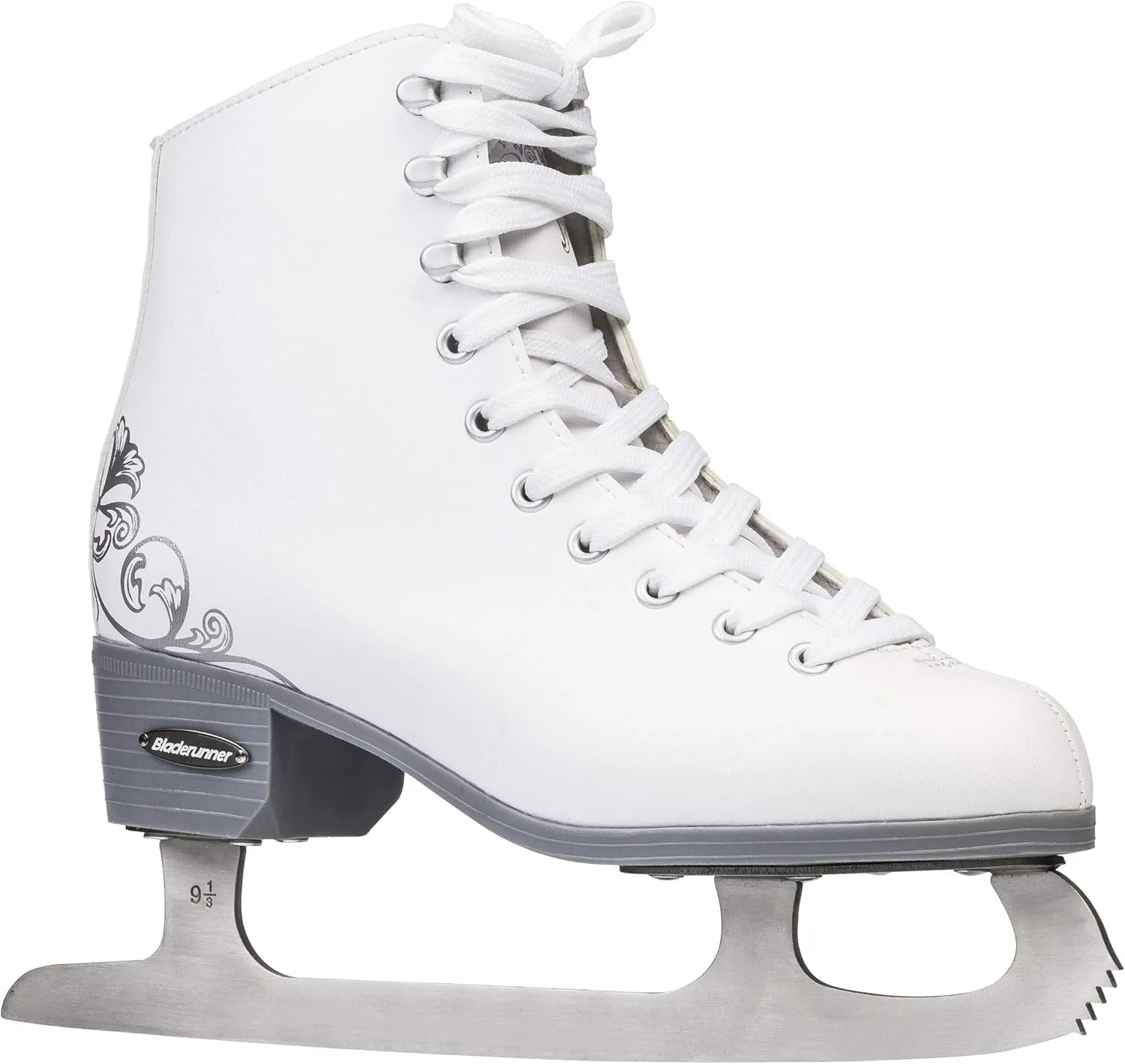 Rollerblade Bladerunner Ice Allure Women's Adult Figure Skates, White, Ice Skates, US Size 10