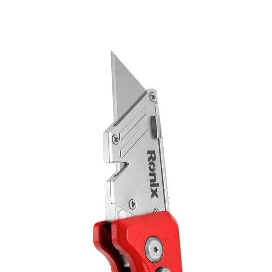 Ronix Rh-3011~3014 Knife Cutter Sk2 Paper Pocket Multi-Tool Knife Folding Knife Box Cutter Stainless Steel Cutting Blade Knife Hand Cutting Tool