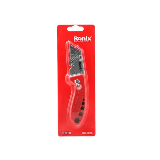 Ronix Rh-3011~3014 Knife Cutter Sk2 Paper Pocket Multi-Tool Knife Folding Knife Box Cutter Stainless Steel Cutting Blade Knife Hand Cutting Tool