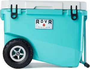RovR RollR 60 Rolling Cooler - The Perfect Ice Chest with Wheels and Handle for Outdoor Adventures and On-The-Go Refreshments