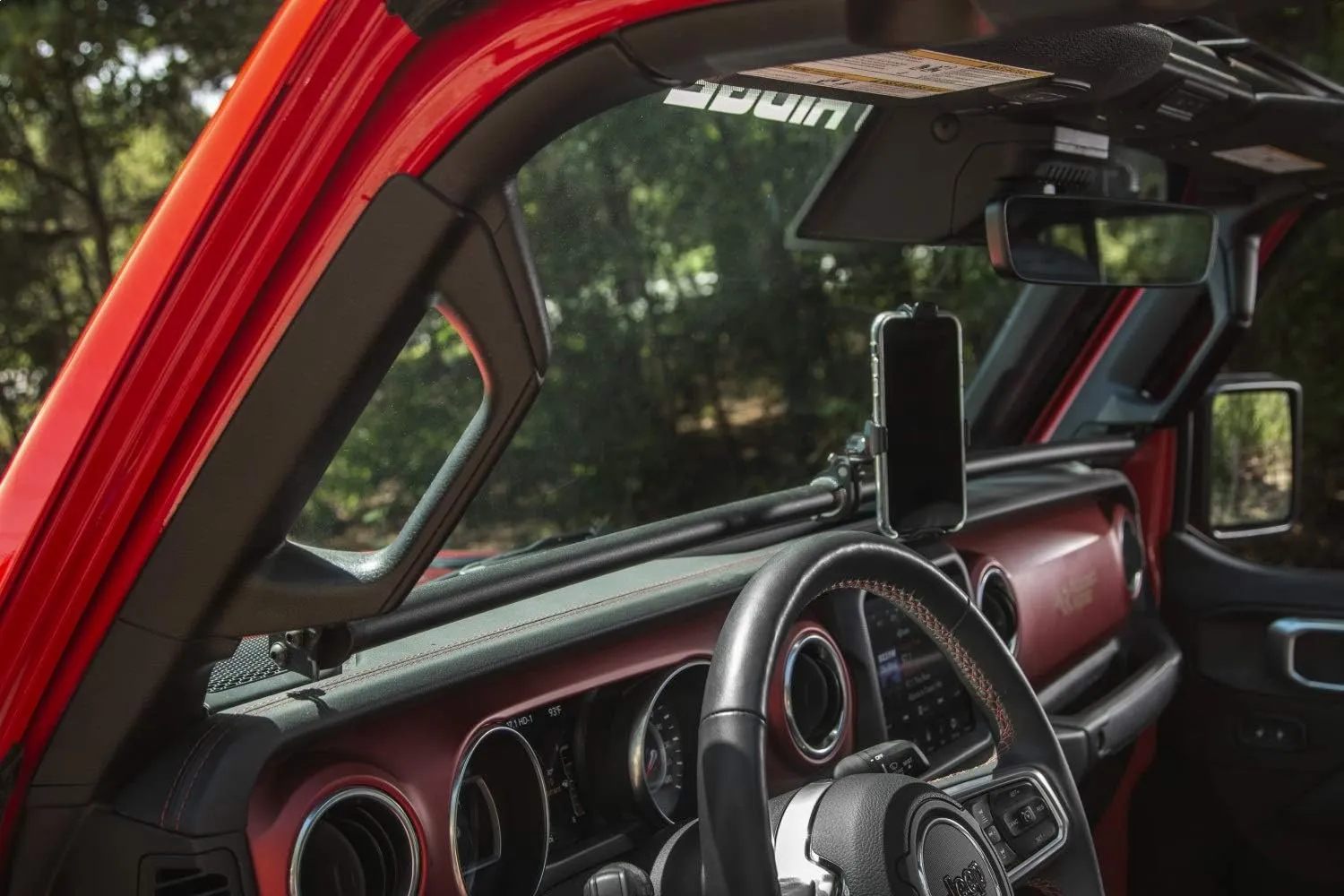 Rugged Ridge Dash Bar for Jeep Wrangler/Gladiator | 13551.36 | Fits 2018-2025 Jeep Wrangler JL; 2020-2025 Jeep Gladiator JT