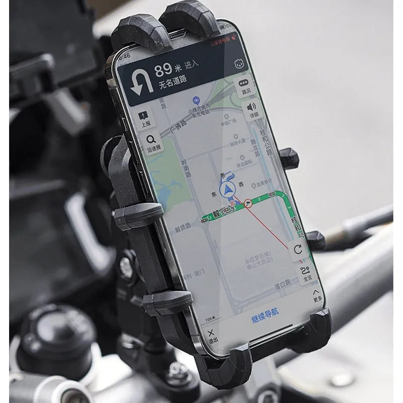 RUGGEDXGEAR | WIRELESS CHARGING MOTORCYCLE PHONE HOLDER