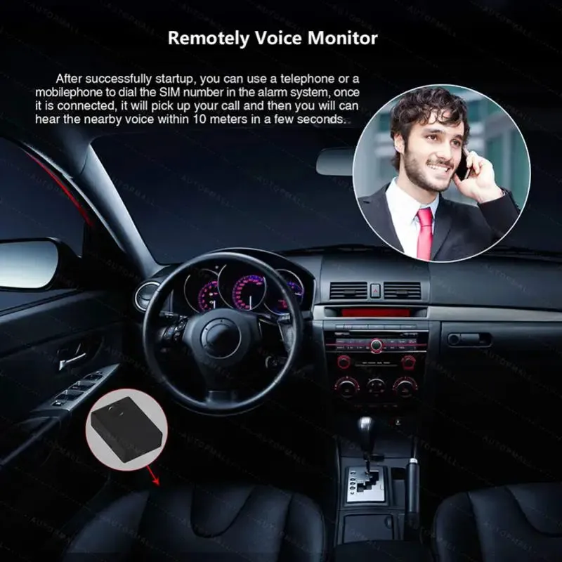 RYRA N9  GSM Tracker Listening Device Mini Monitor Voice Surveillance System 2 Mic Audio Voice Monitor Surveillances