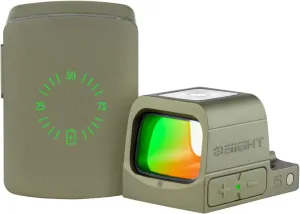 S Multi-Reticle Micro Enclosed Sight with Charging Cover, 2 MOA Dot & 32 MOA Circle for RMSc Footprint, Parallax-Free Durable Reflex Sights (Red Dot)