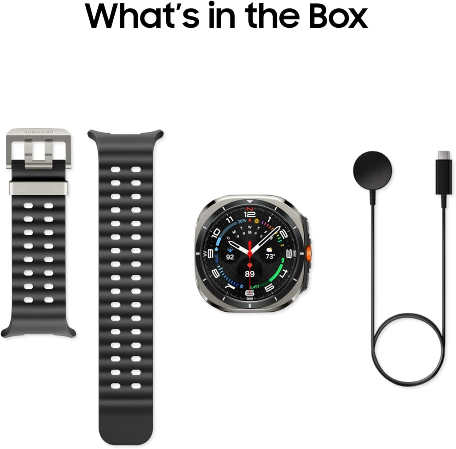 Samsung Galaxy Watch Ultra 47mm LTE AI Smartwatch w/Energy Score, Wellness Tips, Heart Rate Tracking, Sleep Monitor, Fitness Tracker, GPS, 2024,Titanium Silver [US Version, 1Yr Manufacturer Warranty]