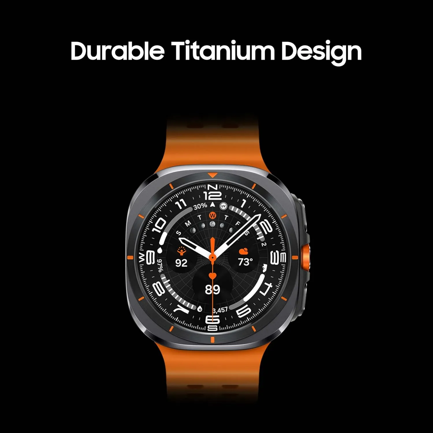 Samsung Galaxy Watch Ultra 47mm LTE AI Smartwatch w/Energy Score, Wellness Tips, Heart Rate Tracking, Sleep Monitor, Fitness Tracker, GPS, 2024,Titanium Silver [US Version, 1Yr Manufacturer Warranty]