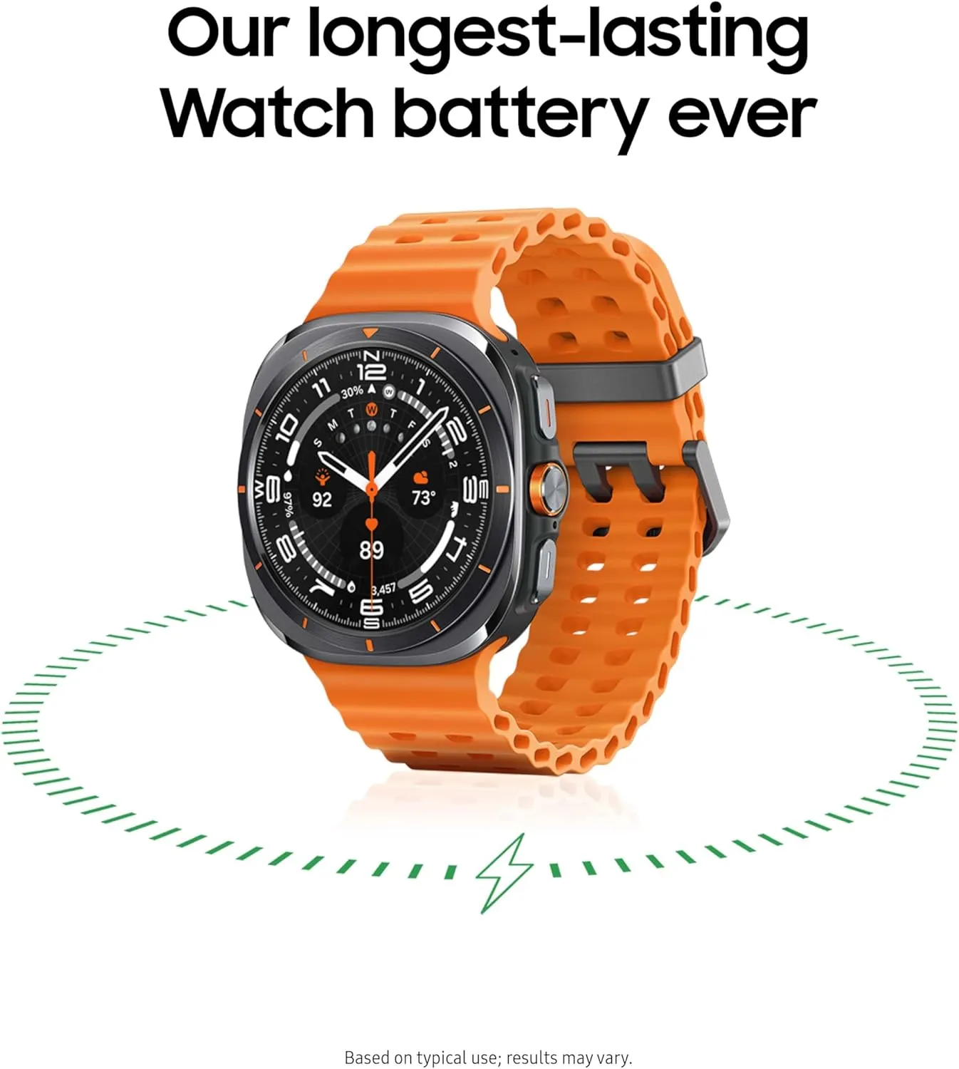 Samsung Galaxy Watch Ultra 47mm LTE AI Smartwatch w/Energy Score, Wellness Tips, Heart Rate Tracking, Sleep Monitor, Fitness Tracker, GPS, 2024,Titanium Silver [US Version, 1Yr Manufacturer Warranty]