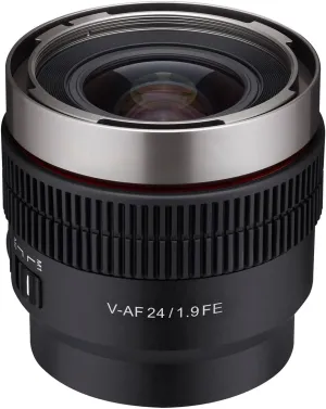 Samyang 24mm T1.9 Full Frame Wide Angle Cine Auto Focus Lens for Sony E (SYCAF24-NEX)