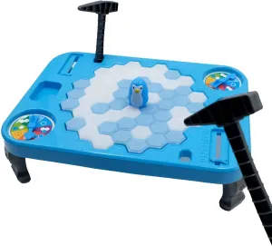 Save Penguin Break Ice Frozen Game for Kids, Meroqeel Protect The Iceberg Penguins Trap on Ice Icebreaker Board Games Toy for Adults Family Childrens Kid Ages 4-8 with Replacement Cubes and Hammer