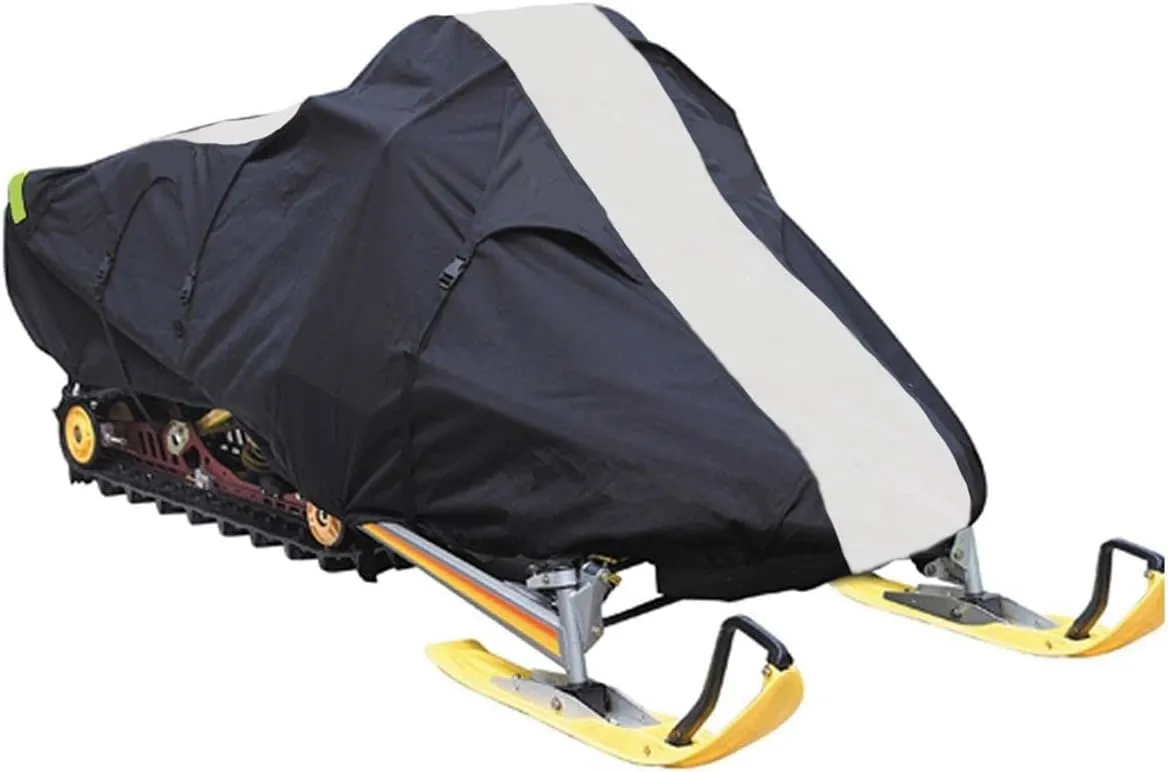 SBU 600D Snowmobile Travel and Storage Cover Compatible for 2004-2004 Model Year Ski Doo Bombardier MXZ MX Z Renegade X 600 Sleds. Slush and Mud Protection