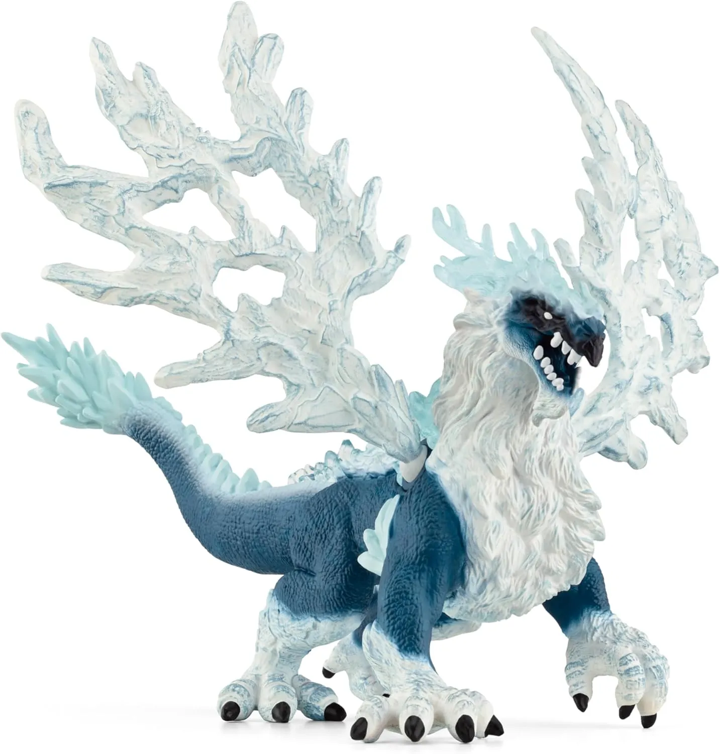 Schleich Eldrador Creatures - 8" Ice Dragon Toy - Movable Wing Action Figure for Boys and Girls - Mythical Creature Figures - Fantasy Beast Figurine - Blue Monster Dragon Toys - Kids Ages 7  | 70790