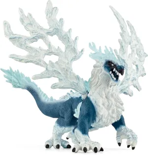 Schleich Eldrador Creatures - 8" Ice Dragon Toy - Movable Wing Action Figure for Boys and Girls - Mythical Creature Figures - Fantasy Beast Figurine - Blue Monster Dragon Toys - Kids Ages 7  | 70790
