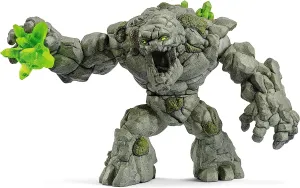 Schleich Eldrador Creatures - 8" Stone Monster Toy with Crystal Set - Cool Movable Monster Action Figure for Boys and Girls - Fantasy Rock Beast Figurine - Durable Creature - Fun Toys for Kids Ages 7 
