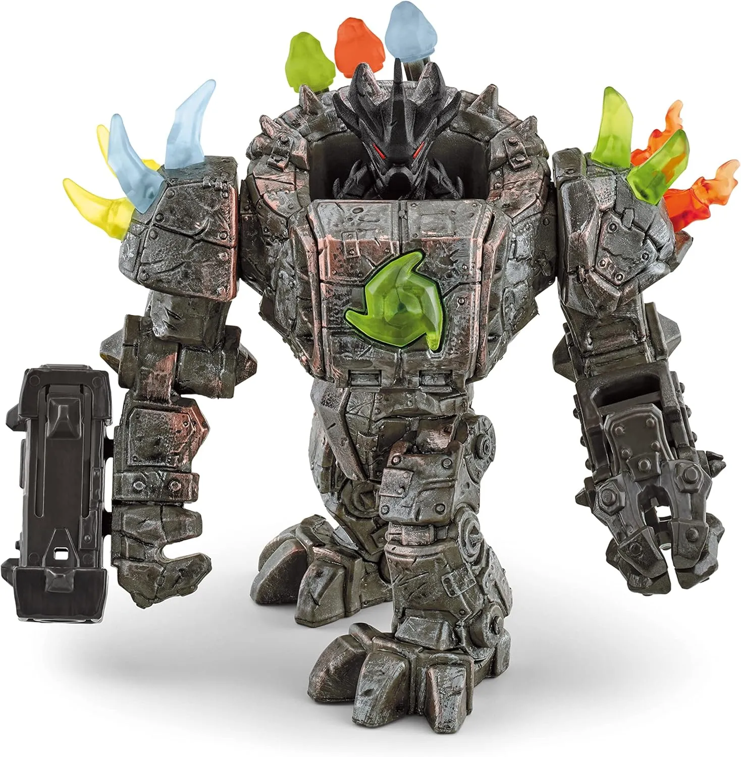 Schleich ELDRADOR Creatures — Master Robot with Mini Creature, 20 Piece Playset with Moveable and Rotating Parts, Robot Toy Play Set, Action Figures for Boys and Girls Ages 7 , Multicolor, 5.6 inch