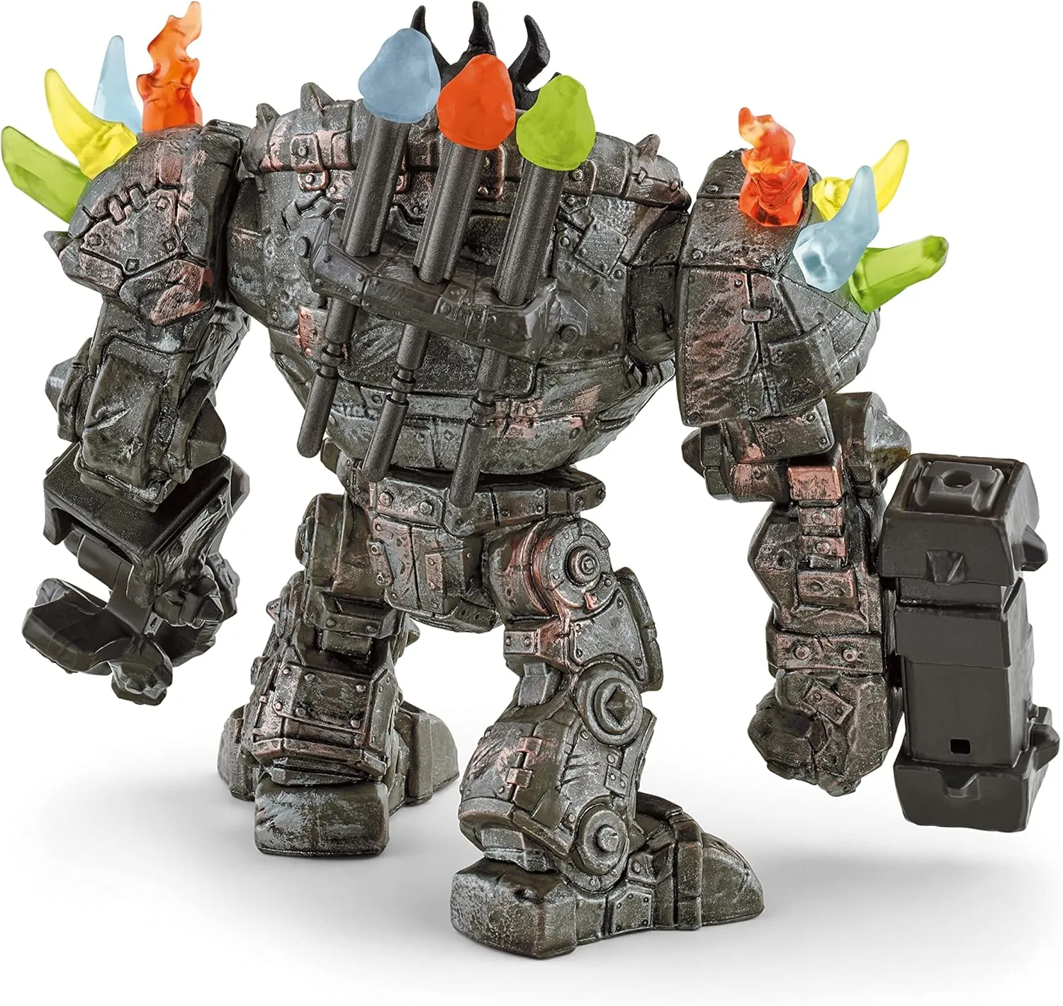 Schleich ELDRADOR Creatures — Master Robot with Mini Creature, 20 Piece Playset with Moveable and Rotating Parts, Robot Toy Play Set, Action Figures for Boys and Girls Ages 7 , Multicolor, 5.6 inch