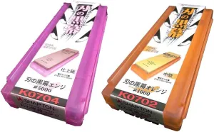 SHAPTON Ha No Kuromaku Ceramic Whetstone (A-set) Medium Grit (#1000)   Fine Grit (#5000)