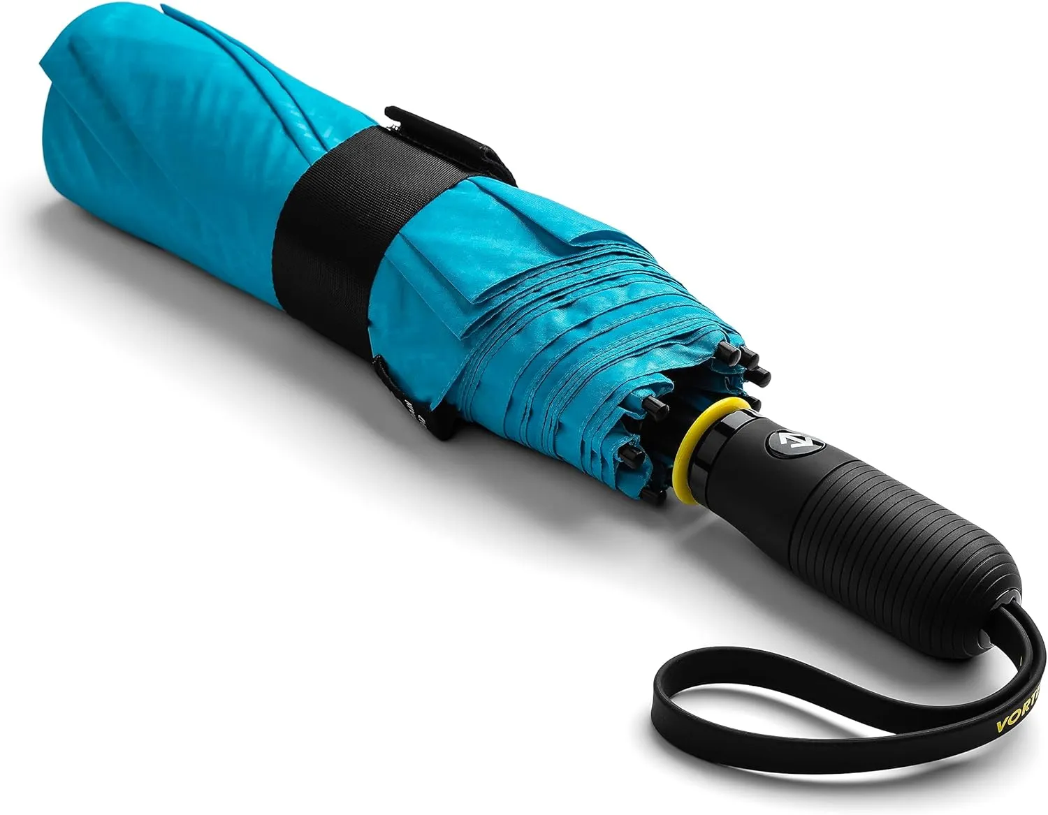 ShedRain Vortex Compact Umbrella, Folds to 11", 43" Arc, One-Hand Operation, Windproof up to 75 mph