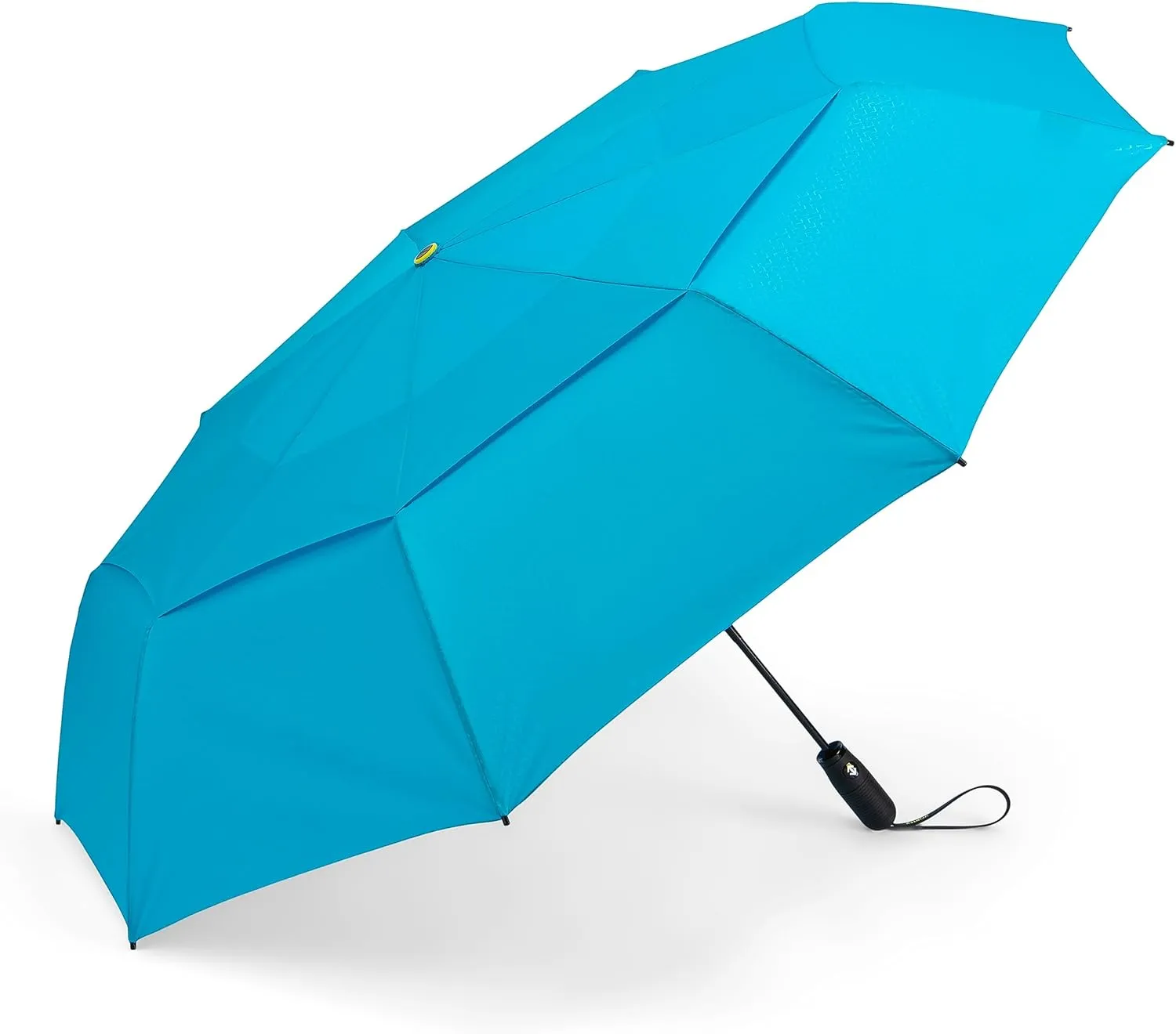 ShedRain Vortex Compact Umbrella, Folds to 11", 43" Arc, One-Hand Operation, Windproof up to 75 mph