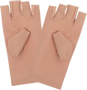 Short Gloves for Outdoor Activities: Uv Proof Ice Silk Gloves Quick-Dry Feature Non-Slip Silicone Comfortable for Driving Fishing Hiking Size