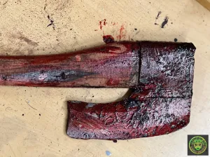 Short Handle Flat Blade Axe Prop