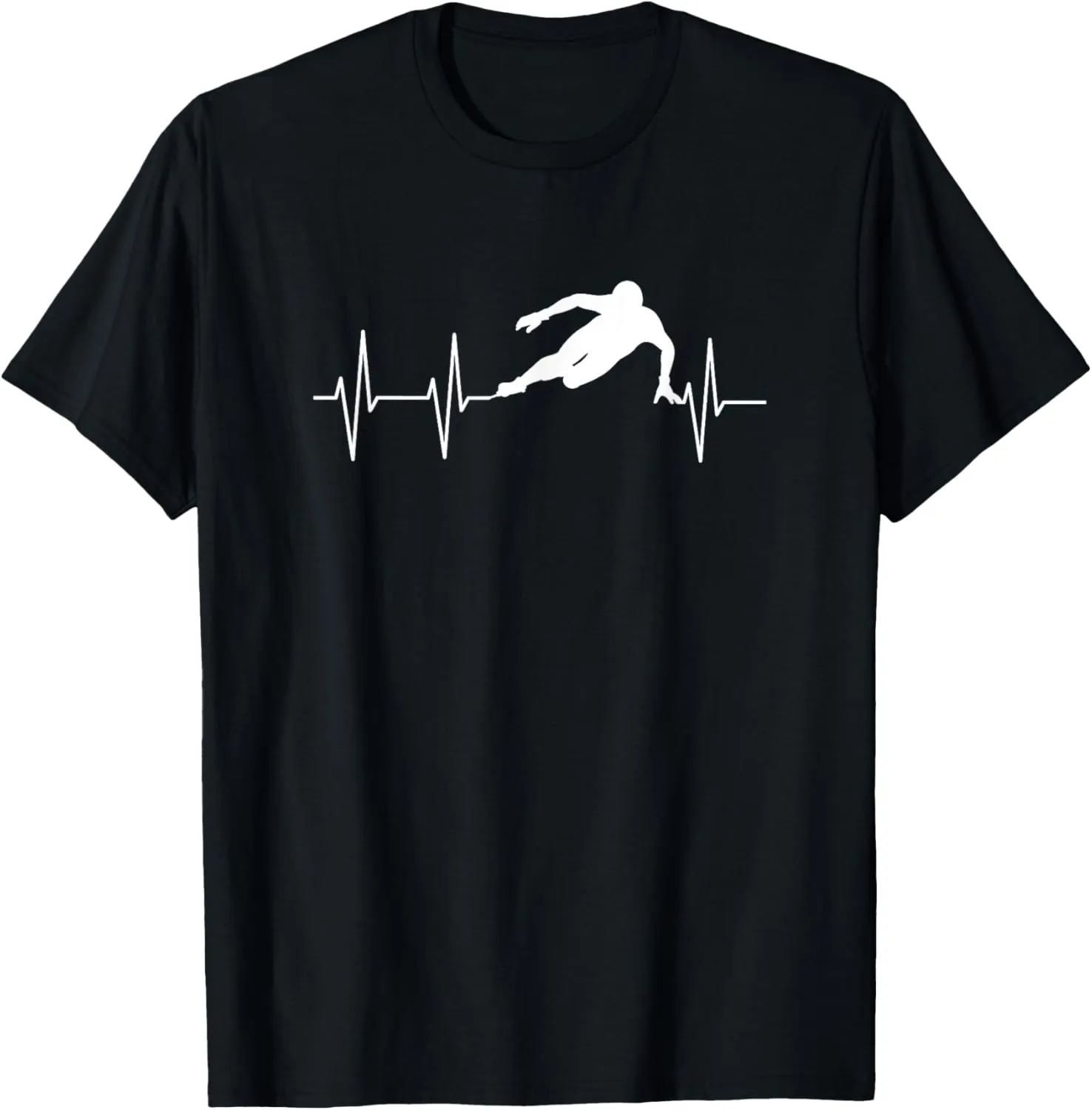 Short Track Speed Skating Heartbeat Frequency T-Shirt