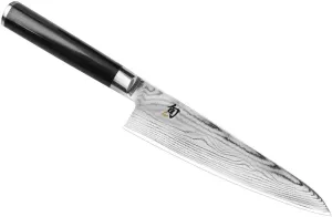 Shun Classic 7" Asian Cook’s Knife, Handcrafted Japanese Kitchen Knife, VG-MAX Core with Damascus Stainless Steel Cladding, Pakkawood Handle, Gyuto-Style Tool for Professional and Home Chefs