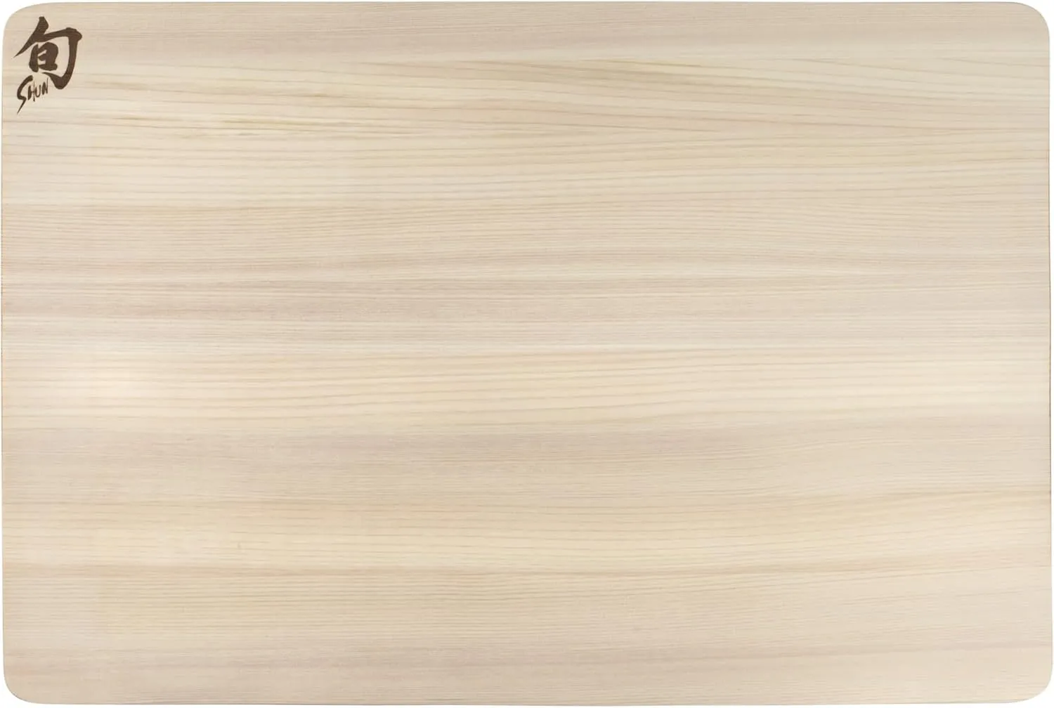 Shun Cutlery Large Hinoki Cutting Board, 17.75" x 11.75" Large Wooden Japanese Chopping Board for Kitchen, Medium-Soft Wood Preserves Knife Edges, Forest Stewardship Council Certified
