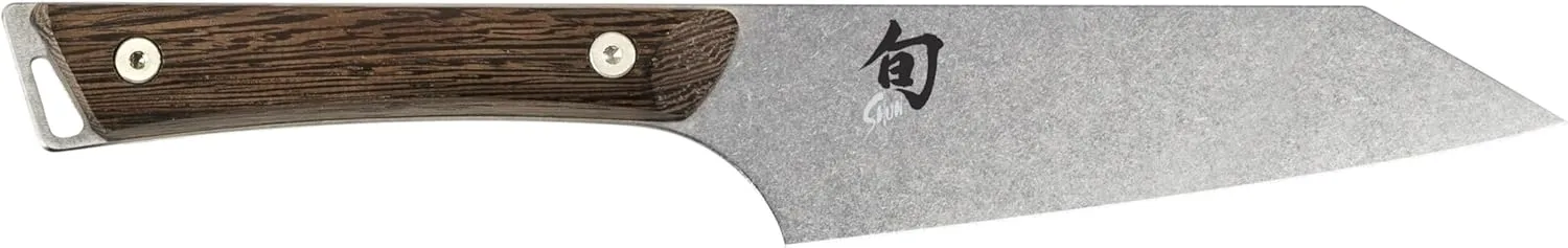 Shun Kanso 5" Asian Multi-Prep Knife, Handcrafted Japanese Boning Knife, AUS10A Stainless Steel Blade, Tagayasan Handle, Trimming Tool for Professional and Home Chefs