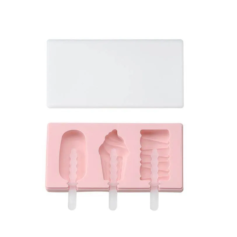 Silicone ice cream stick ice mold