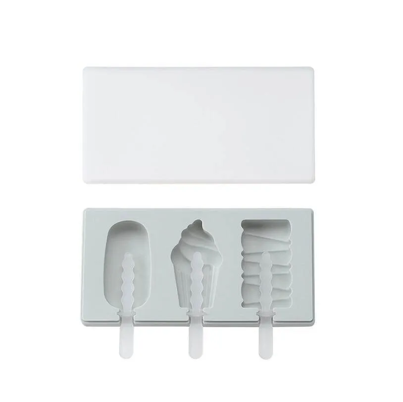 Silicone ice cream stick ice mold