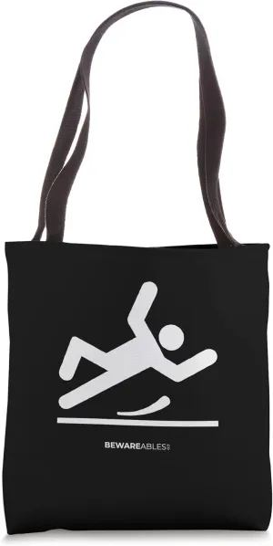 Slippery floor, falling funny, clumsy Tote Bag