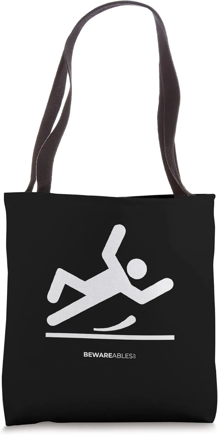 Slippery floor, falling funny, clumsy Tote Bag